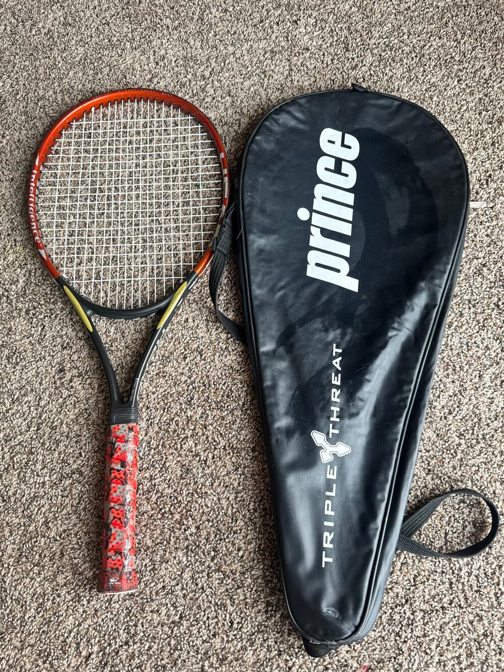 HEAD Ti. Radical Tennis Racquet Grip 4 1/4 Titanium Rec. With case